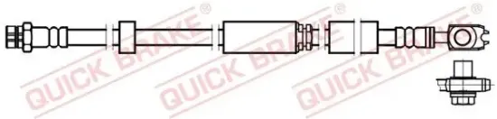 Bremsschlauch QUICK BRAKE 58.892X Bild Bremsschlauch QUICK BRAKE 58.892X