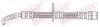 Bremsschlauch Vorderachse rechts QUICK BRAKE 58.944