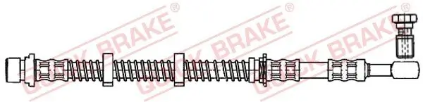 Bremsschlauch Vorderachse links Vorderachse rechts QUICK BRAKE 58.960X