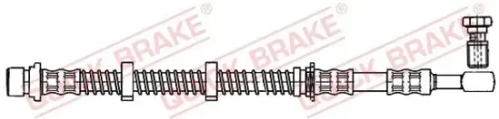 Bremsschlauch Vorderachse links Vorderachse rechts QUICK BRAKE 58.960X Bild Bremsschlauch Vorderachse links Vorderachse rechts QUICK BRAKE 58.960X