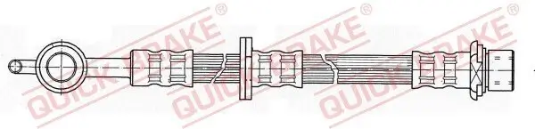 Bremsschlauch Vorderachse links QUICK BRAKE 58.965