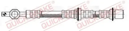 Bremsschlauch Hinterachse links Hinterachse rechts QUICK BRAKE 58.975 Bild Bremsschlauch Hinterachse links Hinterachse rechts QUICK BRAKE 58.975