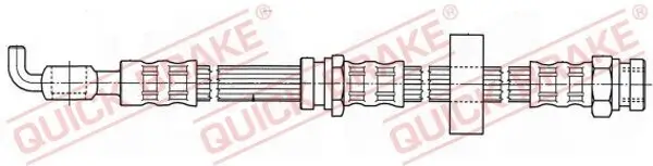 Bremsschlauch Hinterachse links Hinterachse rechts QUICK BRAKE 58.978