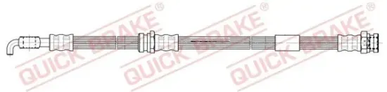 Bremsschlauch Vorderachse links Vorderachse rechts QUICK BRAKE 58.987 Bild Bremsschlauch Vorderachse links Vorderachse rechts QUICK BRAKE 58.987