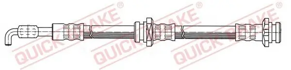 Bremsschlauch Vorderachse links Vorderachse rechts QUICK BRAKE 58.990