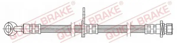Bremsschlauch Hinterachse links QUICK BRAKE 58.993