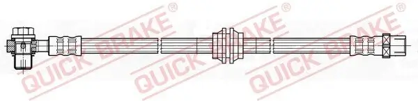 Bremsschlauch Hinterachse links Hinterachse rechts QUICK BRAKE 58.996X