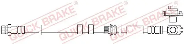 Bremsschlauch Vorderachse links Vorderachse rechts QUICK BRAKE 59.801X
