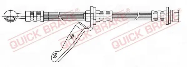Bremsschlauch Vorderachse links QUICK BRAKE 59.901