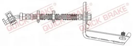 Bremsschlauch Hinterachse links QUICK BRAKE 59.927X Bild Bremsschlauch Hinterachse links QUICK BRAKE 59.927X