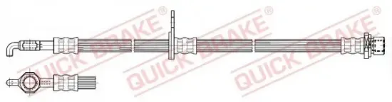 Bremsschlauch Vorderachse links QUICK BRAKE 59.963 Bild Bremsschlauch Vorderachse links QUICK BRAKE 59.963