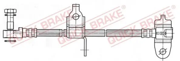 Bremsschlauch Vorderachse rechts QUICK BRAKE 59.977X