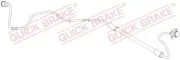 Bremsschlauch Hinterachse links außen QUICK BRAKE 96.014