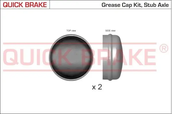 Kappe, Radlager Hinterachse QUICK BRAKE 9821K