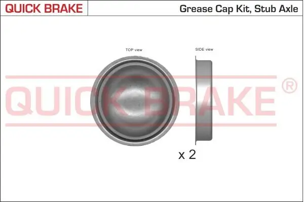 Kappe, Radlager Hinterachse QUICK BRAKE 9822K
