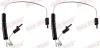 Warnkontakt, Bremsbelagverschleiß Hinterachse QUICK BRAKE WS 0176 A