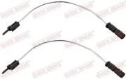Warnkontakt, Bremsbelagverschleiß Hinterachse außen QUICK BRAKE WS 0182 A
