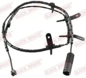Warnkontakt, Bremsbelagverschleiß Hinterachse QUICK BRAKE WS 0217 A
