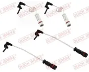 Warnkontakt, Bremsbelagverschleiß Hinterachse Vorderachse außen außen innen innen QUICK BRAKE WS 0301 A