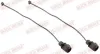 Warnkontakt, Bremsbelagverschleiß Vorderachse QUICK BRAKE WS 0331 A