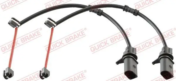 Warnkontakt, Bremsbelagverschleiß Hinterachse QUICK BRAKE WS 0394 A