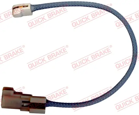 Warnkontakt, Bremsbelagverschleiß Hinterachse Vorderachse QUICK BRAKE WS 0524 A