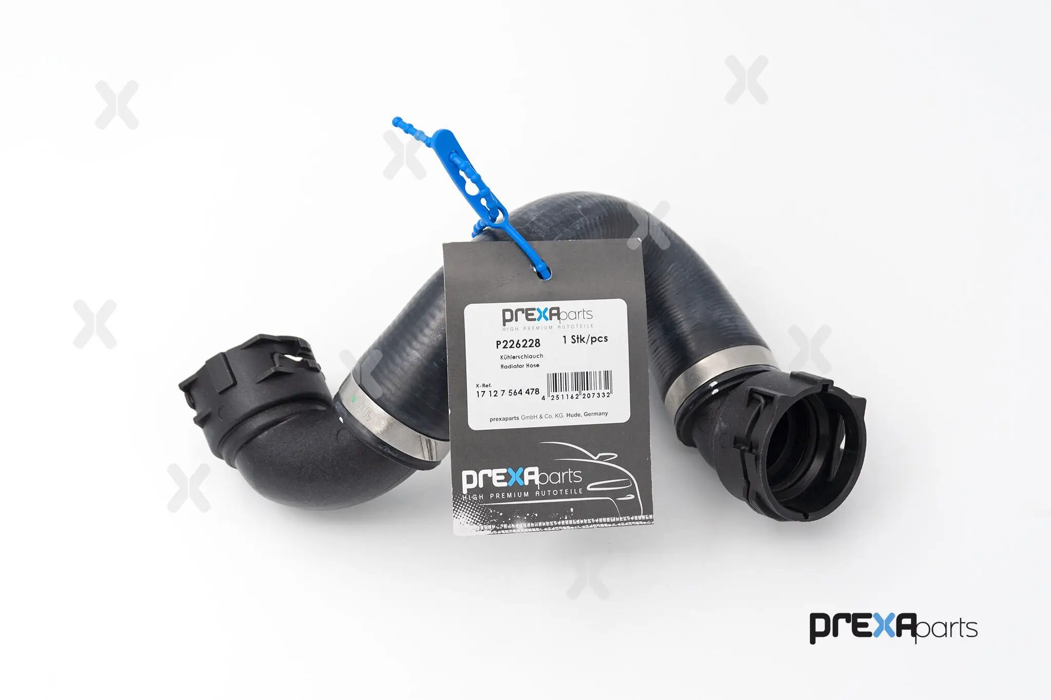 Kühlerschlauch rechts unten PREXAparts P226228