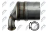 Ruß-/Partikelfilter, Abgasanlage NTY DPF-PE-003 Bild Ruß-/Partikelfilter, Abgasanlage NTY DPF-PE-003