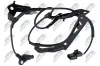 Sensor, Raddrehzahl Vorderachse links NTY HCA-MS-089