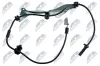 Sensor, Raddrehzahl Hinterachse links NTY HCA-SB-016