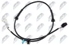 Sensor, Raddrehzahl Hinterachse links NTY HCA-SU-010