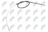 Seilzug, Feststellbremse hinten links hinten rechts NTY HLR-CT-029