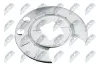 Spritzblech, Bremsscheibe Hinterachse links NTY HTO-CH-010