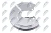 Spritzblech, Bremsscheibe Hinterachse links NTY HTO-FT-004