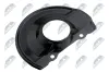 Spritzblech, Bremsscheibe Vorderachse links NTY HTO-MS-002