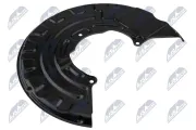Spritzblech, Bremsscheibe Vorderachse links NTY HTO-VW-062
