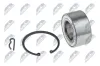 Radlagersatz Vorderachse Vorderachse links Vorderachse rechts NTY KLP-CT-004