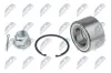 Radlagersatz Vorderachse NTY KLP-DA-006 Bild Radlagersatz Vorderachse NTY KLP-DA-006