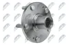 Radnabe Vorderachse links Vorderachse rechts NTY KLP-HY-521P2