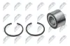 Radlagersatz Vorderachse Vorderachse links Vorderachse rechts NTY KLP-PL-009