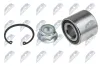 Radlagersatz Hinterachse Hinterachse links Hinterachse rechts NTY KLT-RE-016