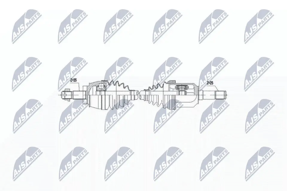 Antriebswelle Vorderachse links NTY NPW-AR-006
