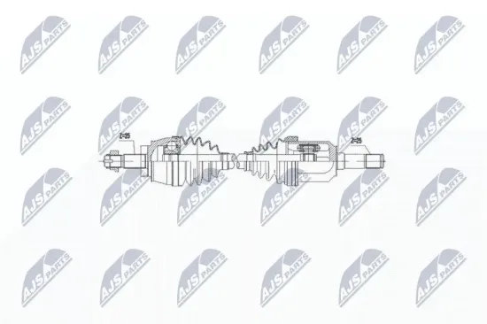 Antriebswelle Vorderachse links NTY NPW-AR-006 Bild Antriebswelle Vorderachse links NTY NPW-AR-006