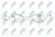 Antriebswelle Vorderachse links NTY NPW-AR-008