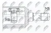 Gelenksatz, Antriebswelle Vorderachse links NTY NPW-AR-011 Bild Gelenksatz, Antriebswelle Vorderachse links NTY NPW-AR-011