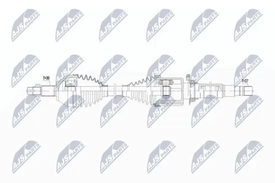 Antriebswelle Vorderachse rechts NTY NPW-AR-022 Bild Antriebswelle Vorderachse rechts NTY NPW-AR-022