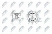 Gelenksatz, Antriebswelle Vorderachse Vorderachse links Vorderachse rechts getriebeseitig NTY NPW-AU-003