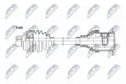 Antriebswelle Vorderachse Vorderachse links Vorderachse rechts NTY NPW-AU-008
