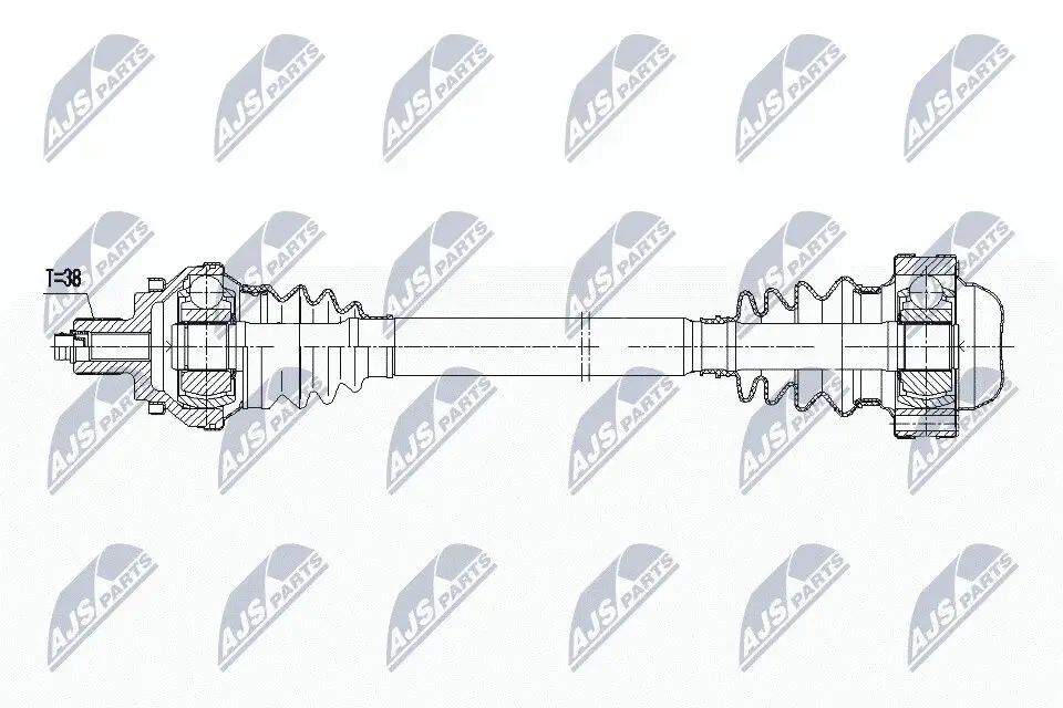 Antriebswelle NTY NPW-AU-044