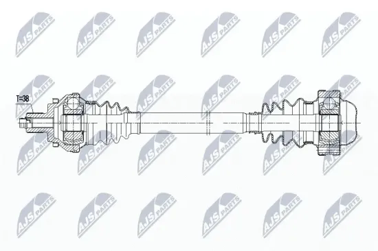 Antriebswelle NTY NPW-AU-044 Bild Antriebswelle NTY NPW-AU-044